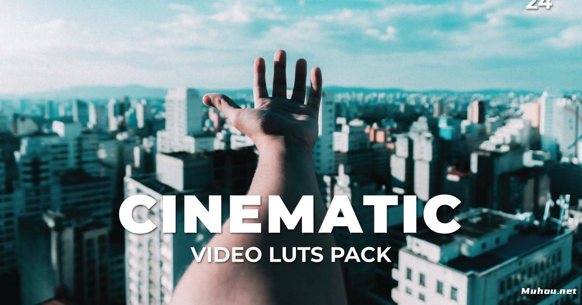 Luts视频预设-电影质感青色主题LUTs第24卷Cinematic Pack Video LUTs Vol.24插图