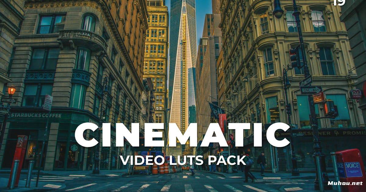 Luts视频预设-电影主体城市调色滤镜LUTs第19卷Cinematic Pack Video LUTs Vol.19插图