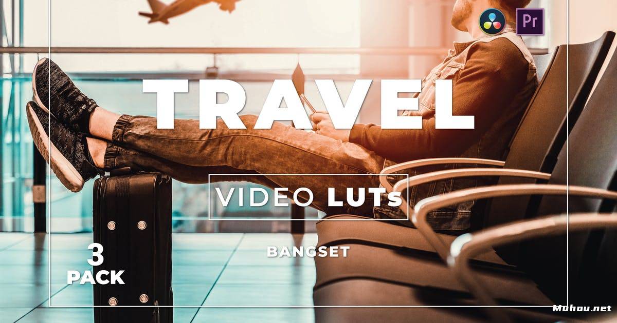 Luts视频预设-邦塞特旅行好莱坞色调调色滤镜LUTsBangset Travel Pack 3 Video LUTs插图