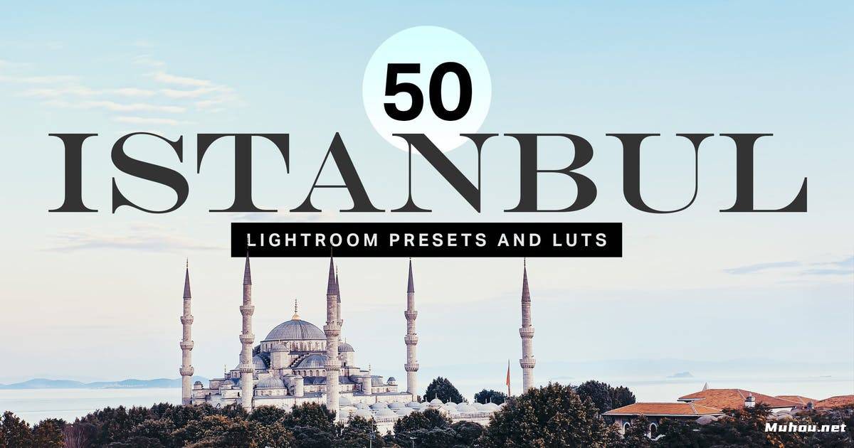 缩略图Luts调色预设-50伊斯坦布尔土耳其色调旅行vlog调色滤镜50 Istanbul Travel Lightroom Presets and LUTs