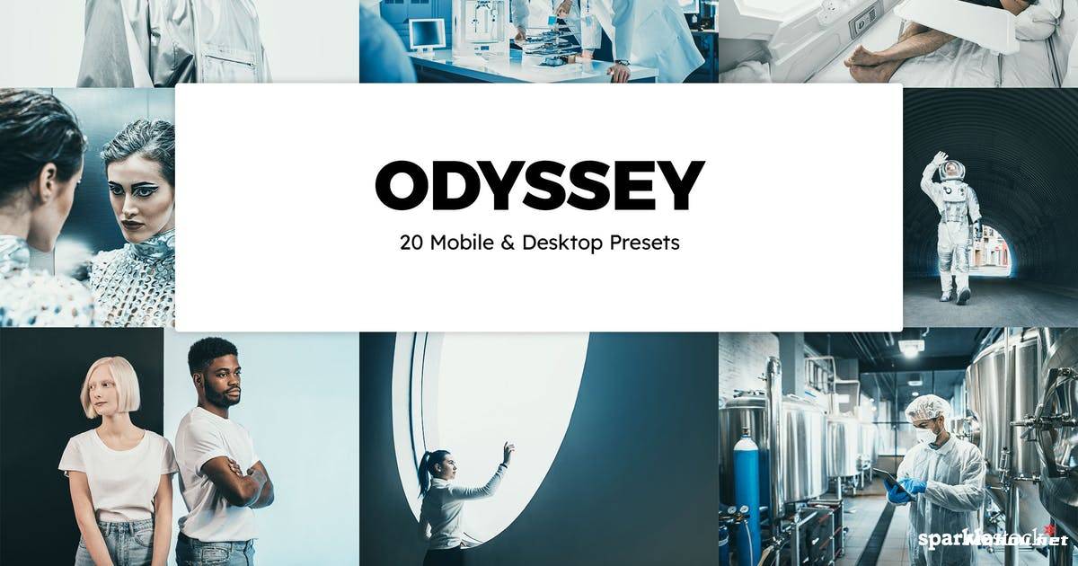 缩略图Luts调色预设-2021 年科幻电影“航海者”启发的电影调色滤镜20 Odyssey Lightroom Presets & LUTs