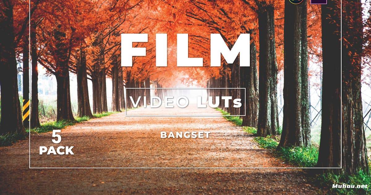 Luts调色预设-邦塞特电影包5个视频LUTsBangset Film Pack 5 Video LUTs插图