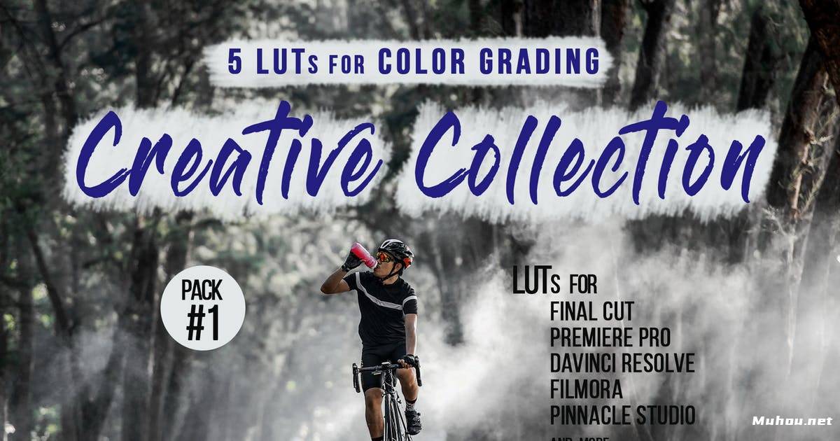 Luts调色预设-创意视频彩色分级调色滤镜Creative LUTs Pack - Video color grading filters插图