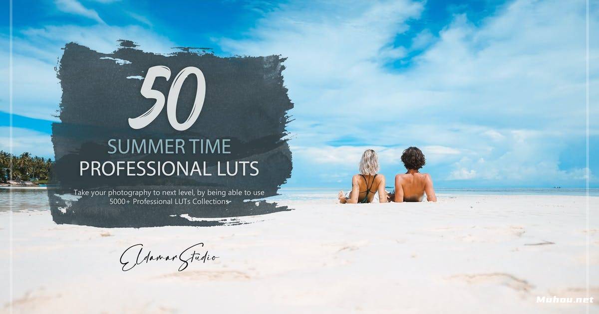 Luts调色预设-50夏季时间旅游滤镜LUTs包50 Summer Time LUTs Pack插图