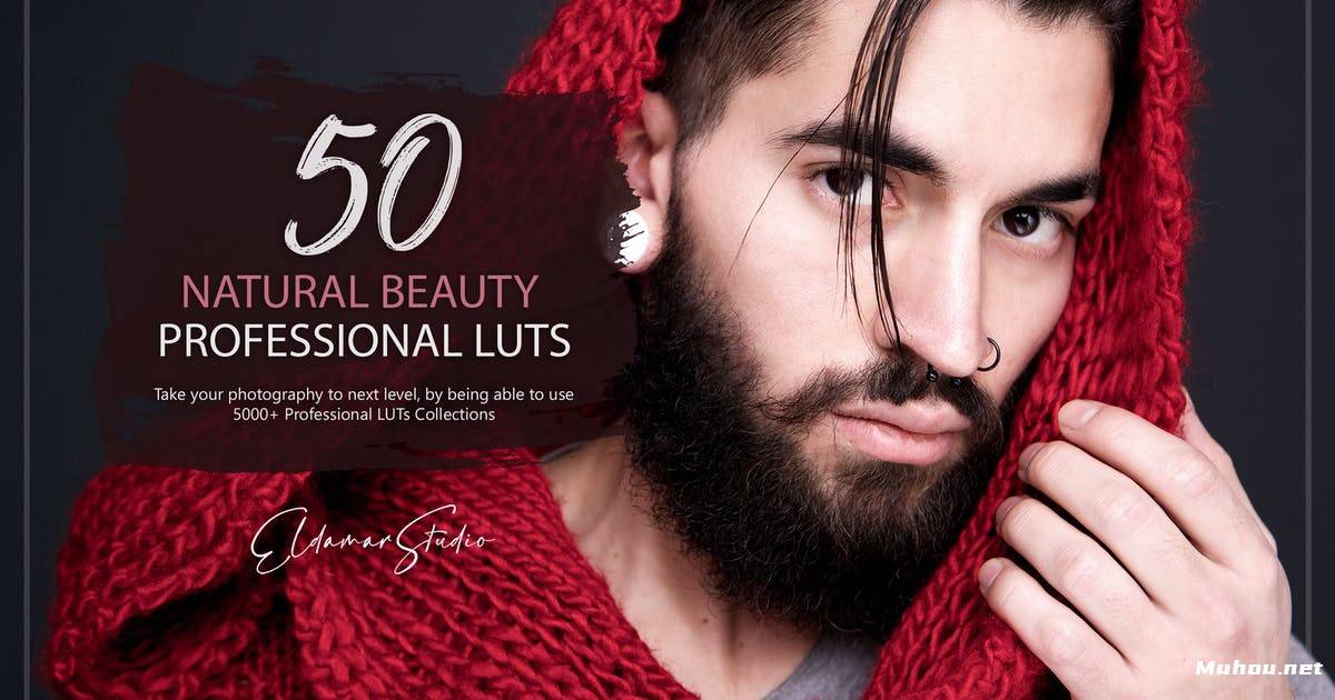 Luts调色预设-50个自然美LUTs包50 Natural Beauty LUTs Pack插图