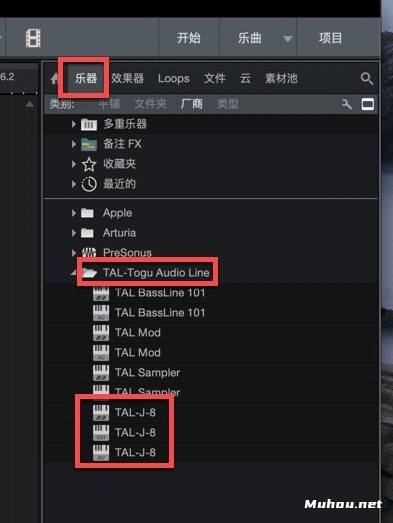 Studio One5插件Togu Audio Line TAL-J-8 v1.5.4下载 (MAC音频模拟合成器) 兼容Silicon M1插图2