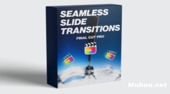 Fcpx插件Seamless Slide Transitions下载 (MAC复古经典科幻无缝转场过渡) 兼容Silicon M1