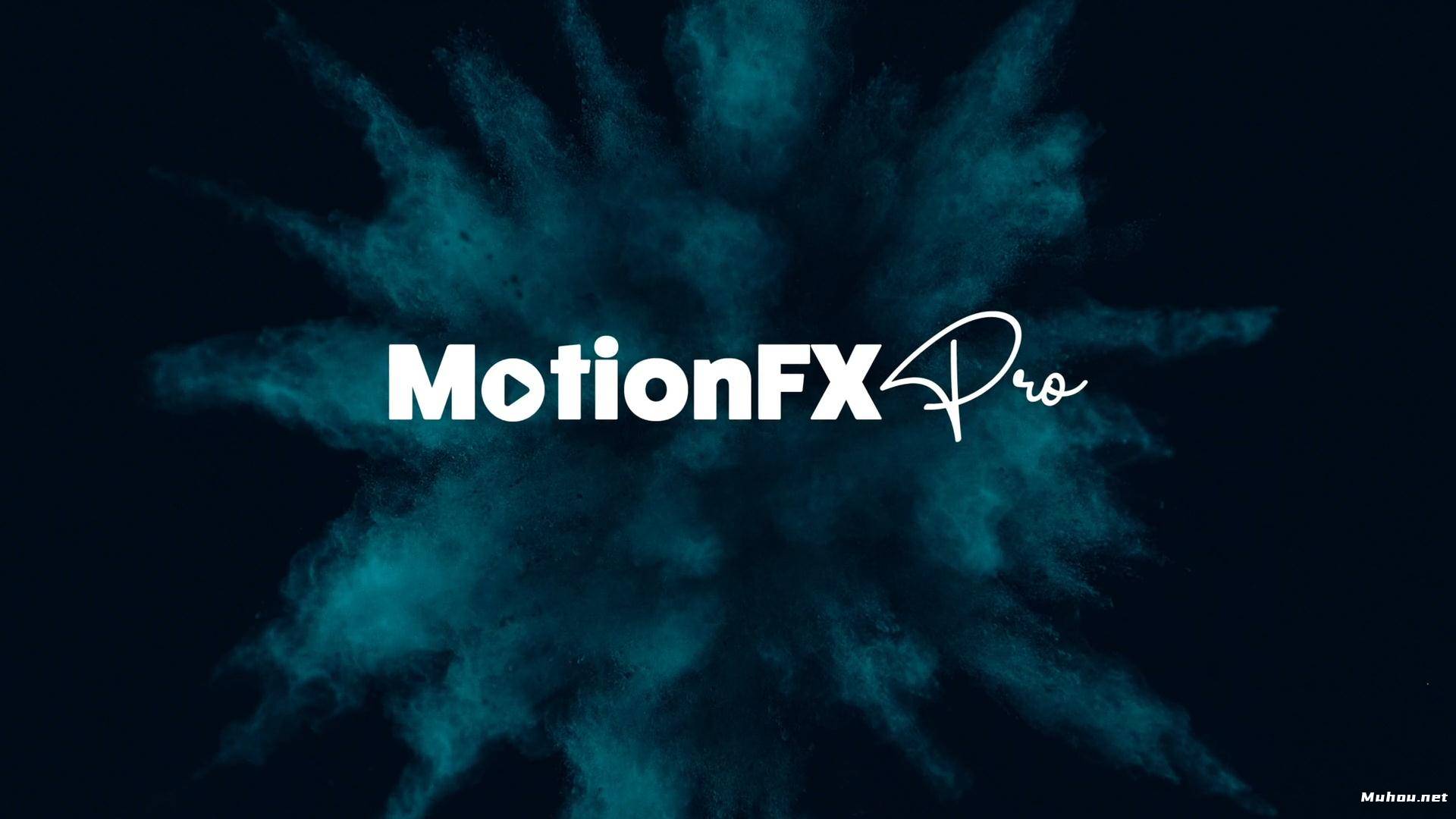 After Effects制作吸引力十足视频效果完整课程视频教程（英文）MotionFX Pro -After Effects Video Effects Course