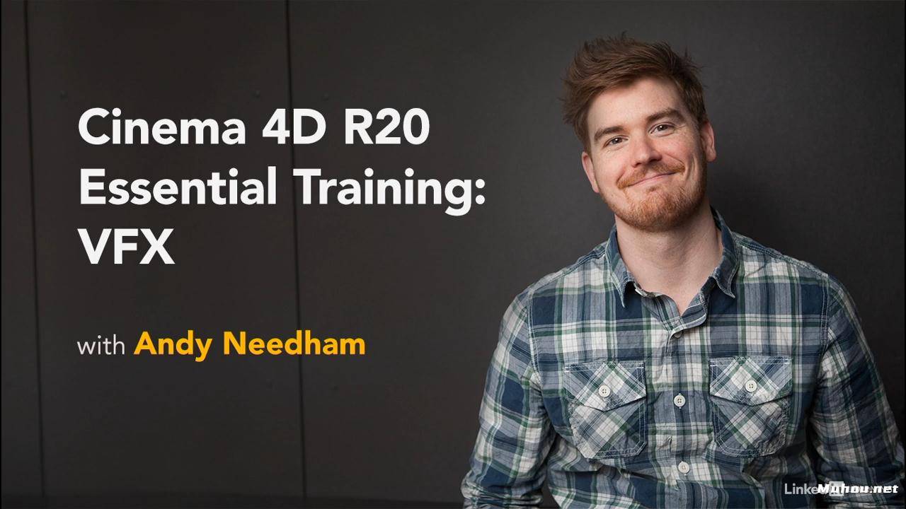 Cinema 4D视觉特效效果入门基础视频教程（英文）Lynda - Cinema 4D R20 Essential Training - VFX