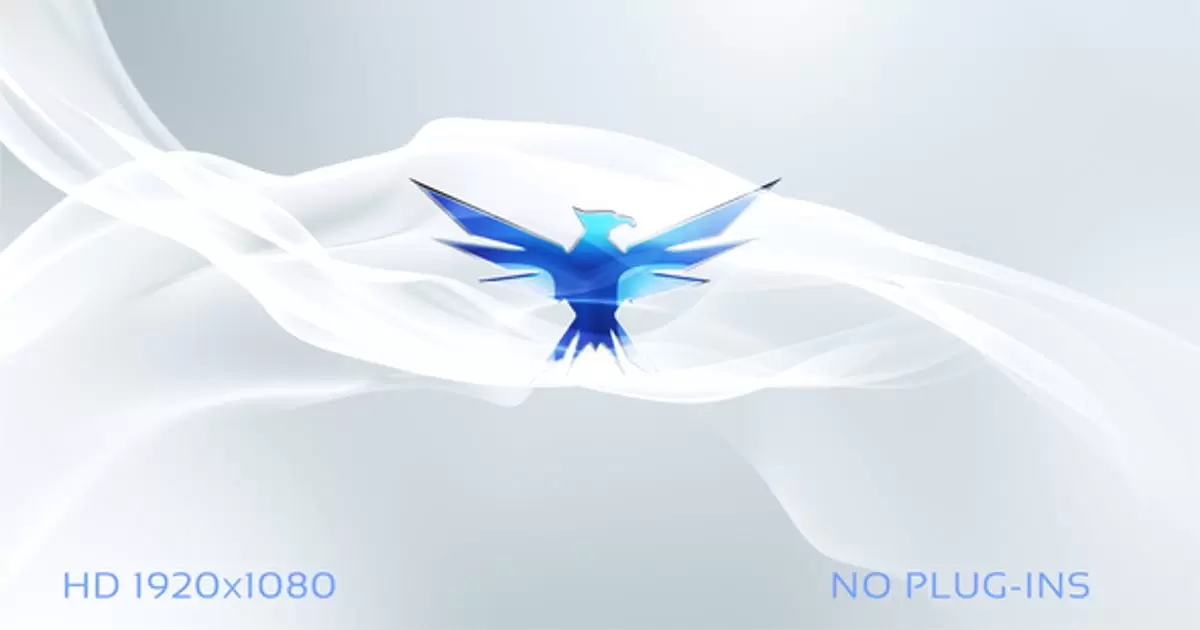 干净的摆设logo徽标显示AE模版Clean Logo Reveal