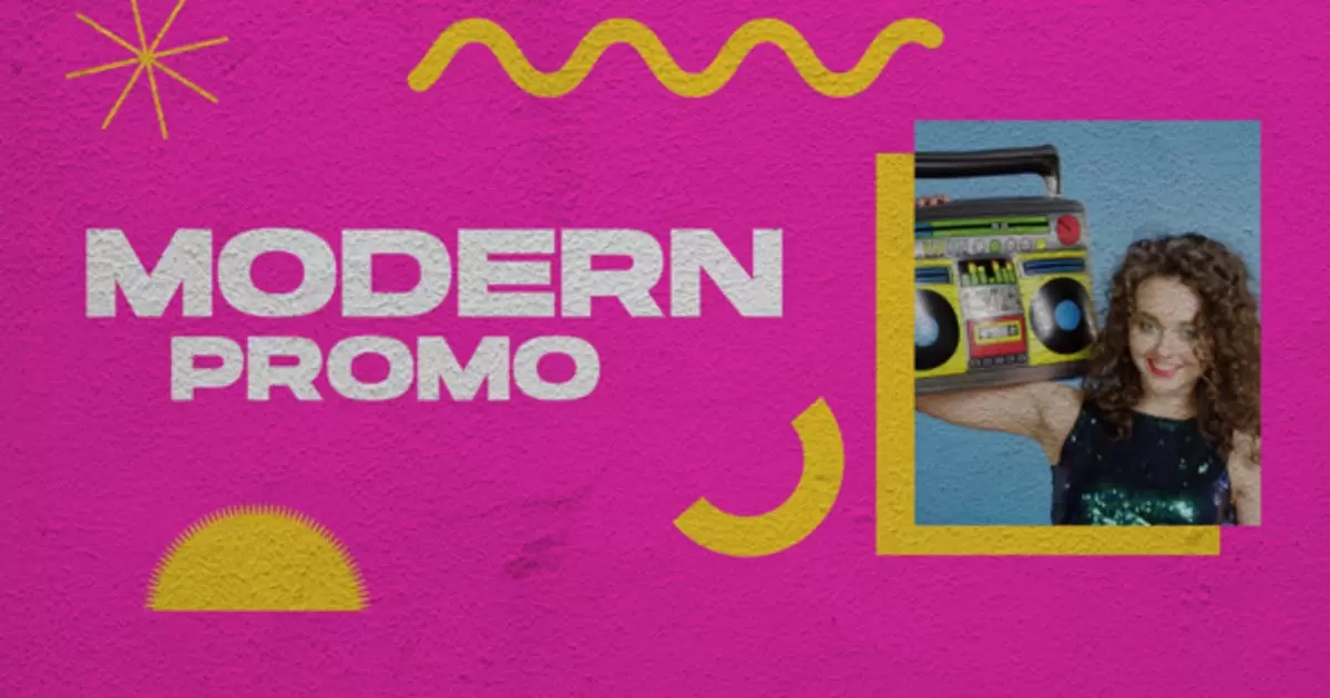 新现代宣传片复古定格动画图文混排AE模版New Modern Promo