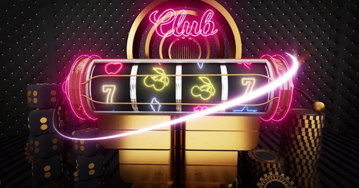 水果老虎机游戏机logo标志揭示AE模版Slot Machine Logo Reveal