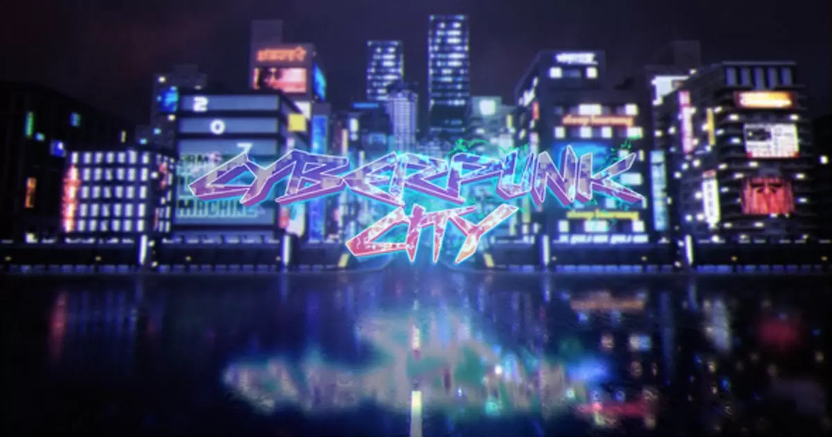 网络城市高科技logo标志AE模版Cyber City Logo