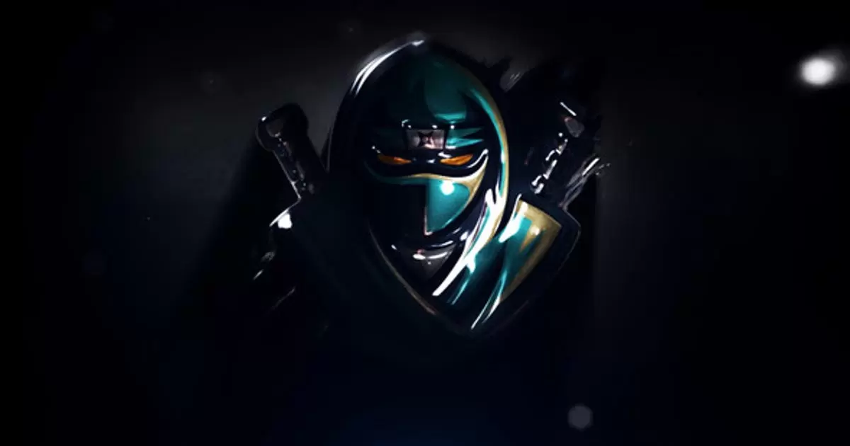 深色霓虹灯led发光logo标志简介AE模版Dark Neon Logo Intro