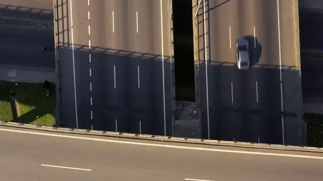 布宜诺斯艾利斯的车道航拍视频素材