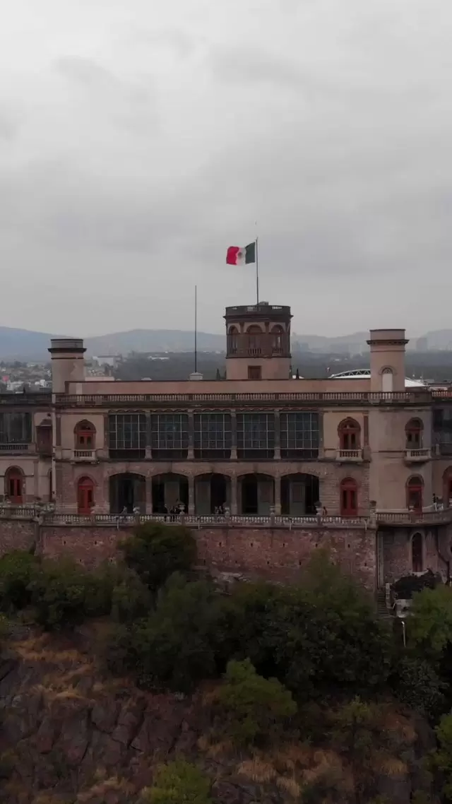 墨西哥鸟瞰图9/16航拍视频素材