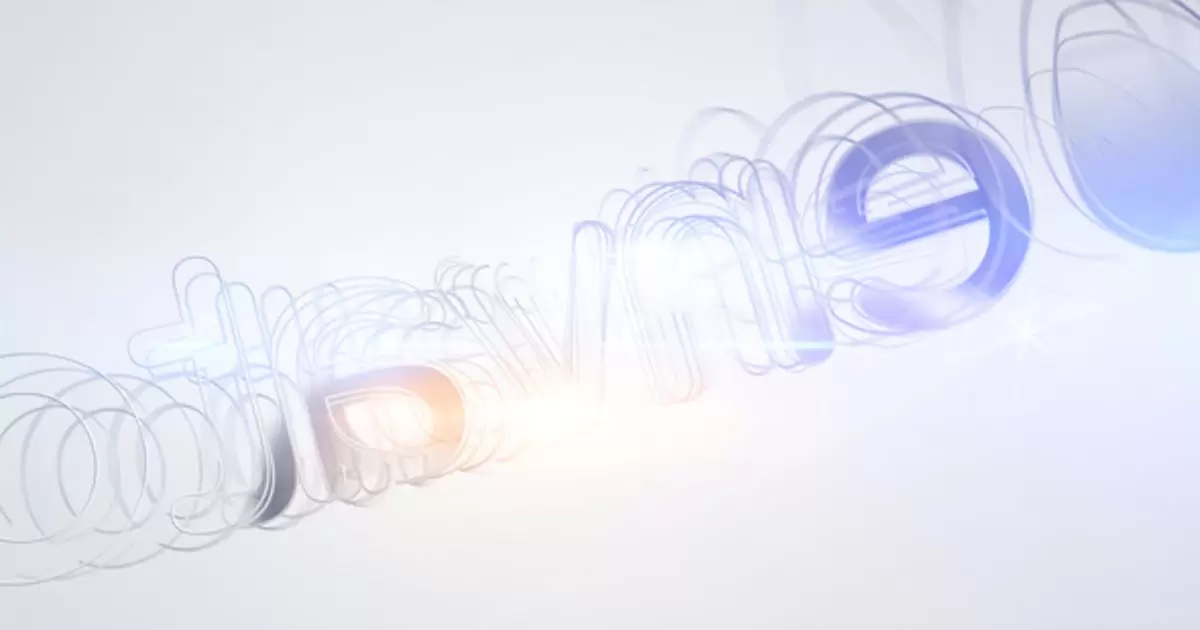闪闪发光文字logo标志2AE模版Clean Logo 2