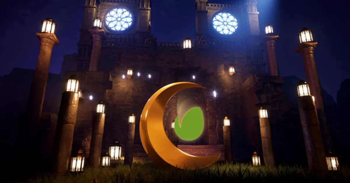 斋月又回来了月亮logo标志AE模版Ramadan Is Back