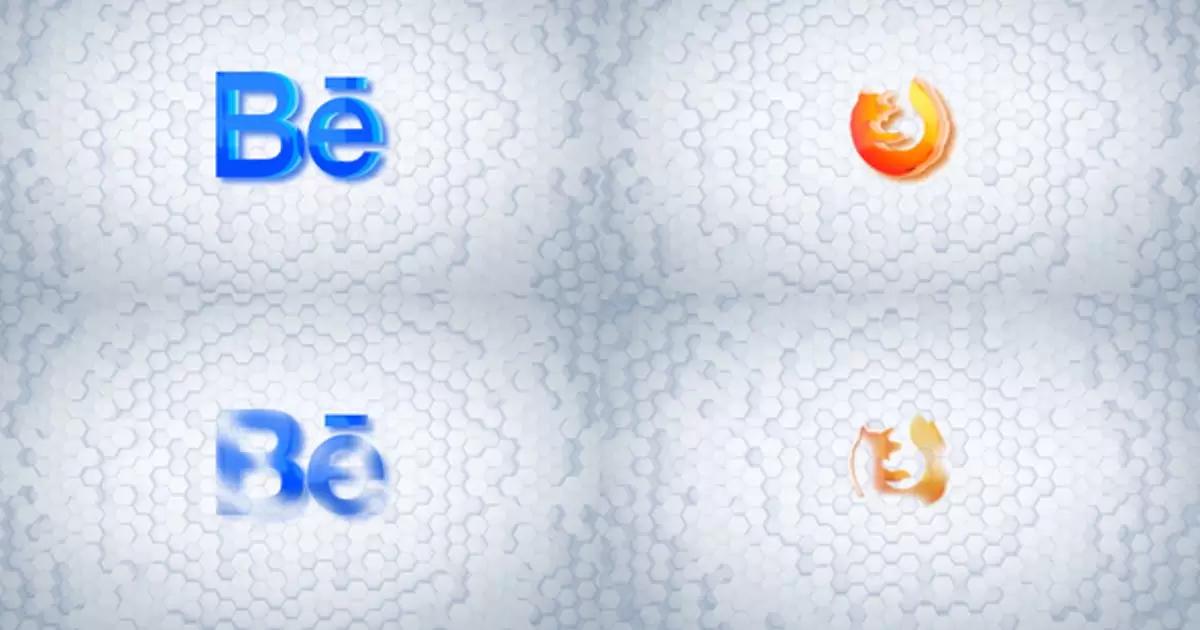 干净蜂窝网络标志logo开启器AE模版Clean Logo Opener