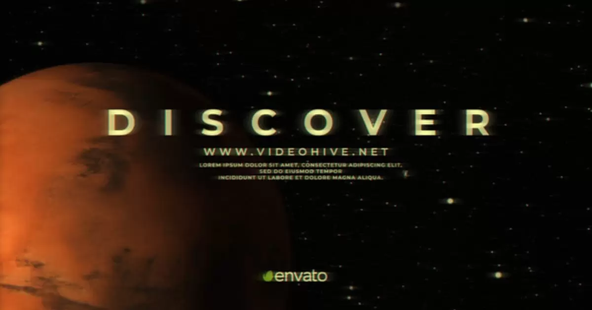 火星发现标志AE模版Mars Discover Logo