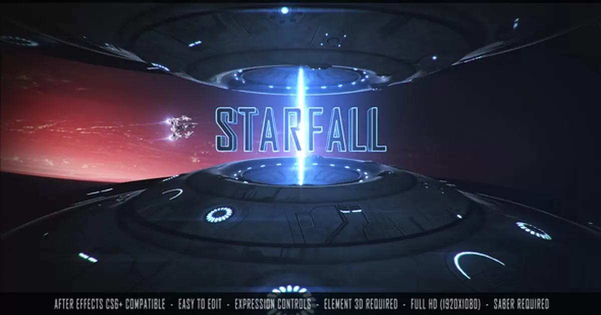 科幻高科技徽标显示AE模版Sci-Fi Logo Reveal