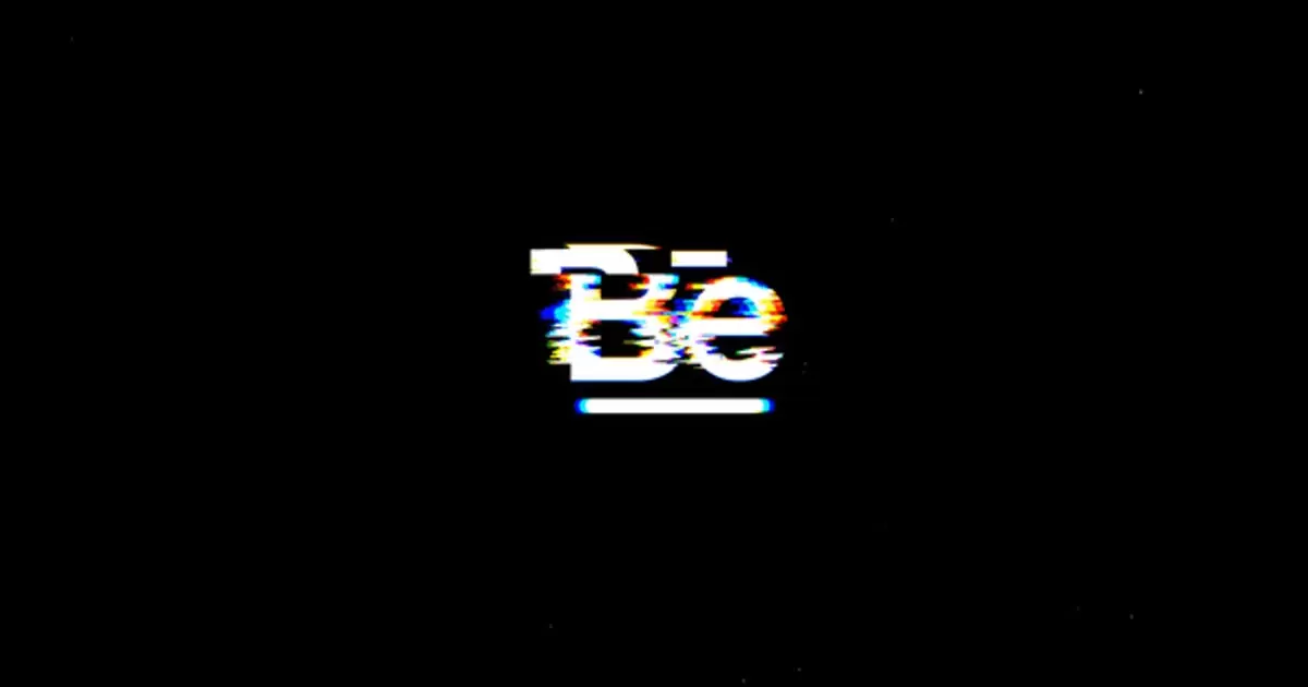 搜索故障色彩偏移logo标志AE模版Search Glitch Logo