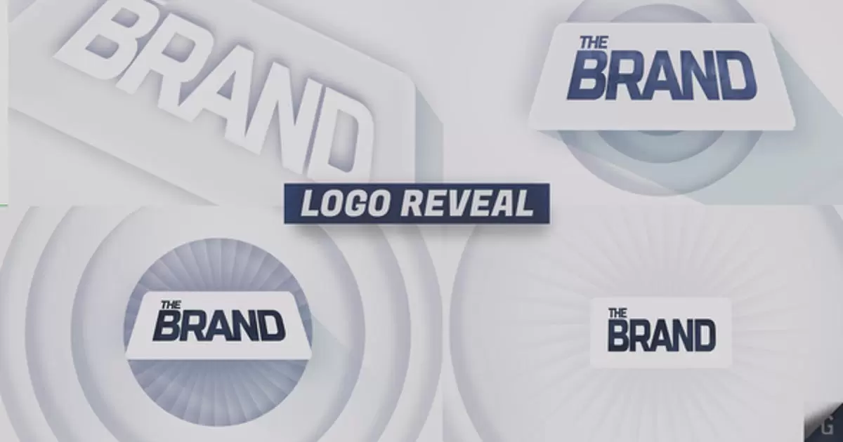 企业标志揭示品牌AE模版Logo Reveal Brand