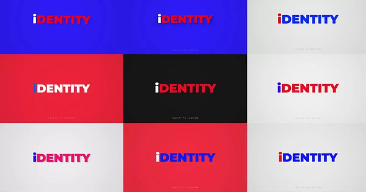 光滑的动画logo标志包AE模版Slick Logo Pack