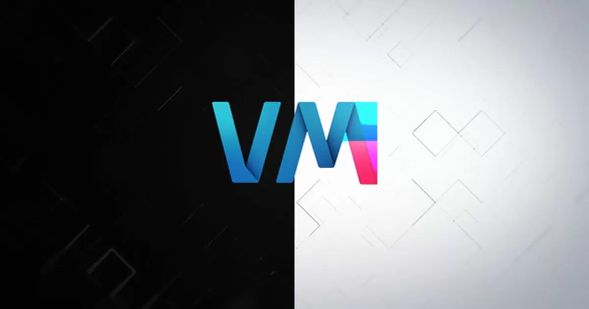 信号干扰logo标志介绍AE模版Glitch Logo Intro