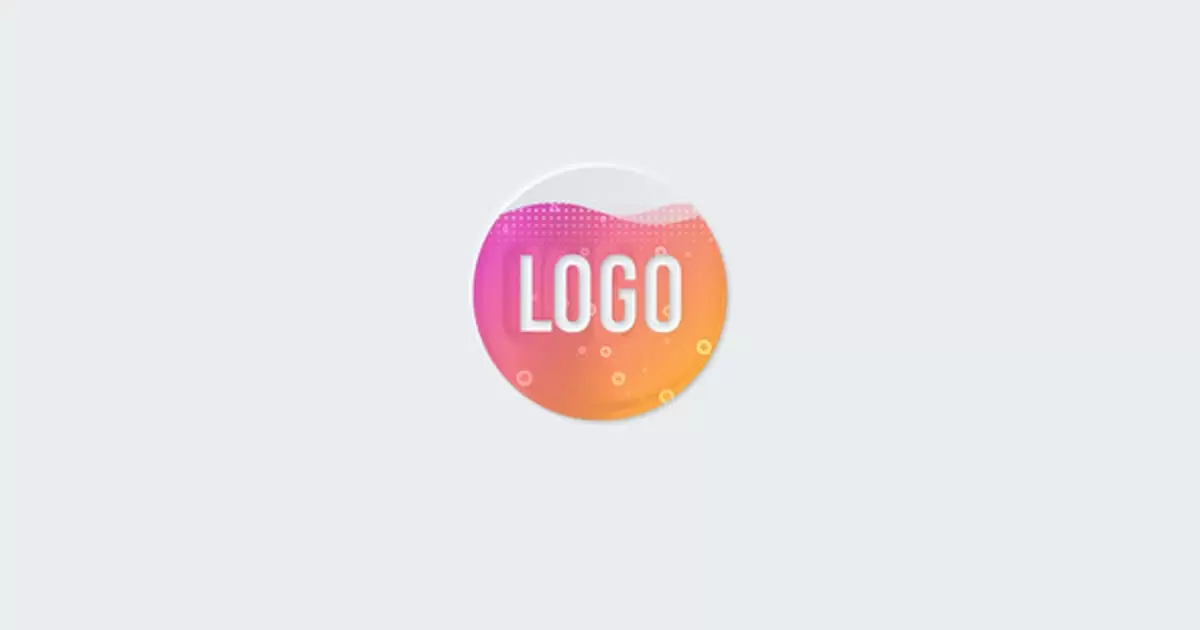 波浪形标志显露AE视频模版Wavy Logo Reveal
