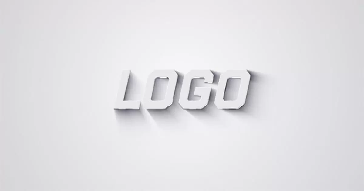 3D哑光银色标志AE视频模版3D Matte Silver Logo