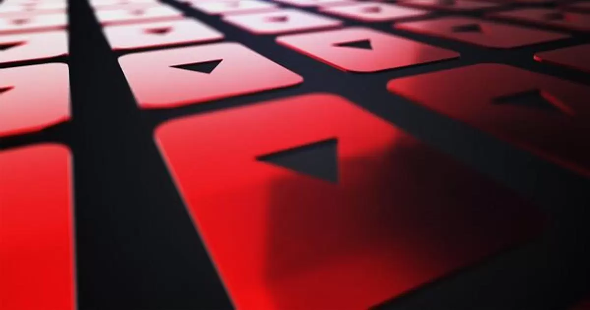 YouTube介绍播放器图标AE视频模版YouTube Intro