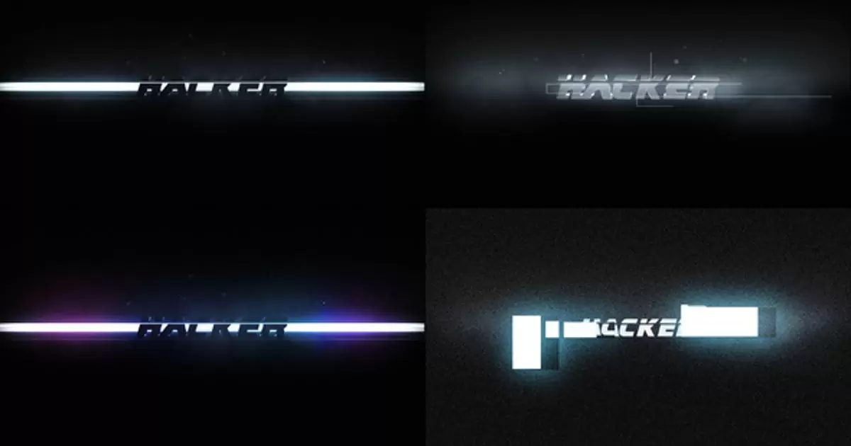 快速标志logo开启打开屏幕AE视频模版Fast Ultimate Logo Opener
