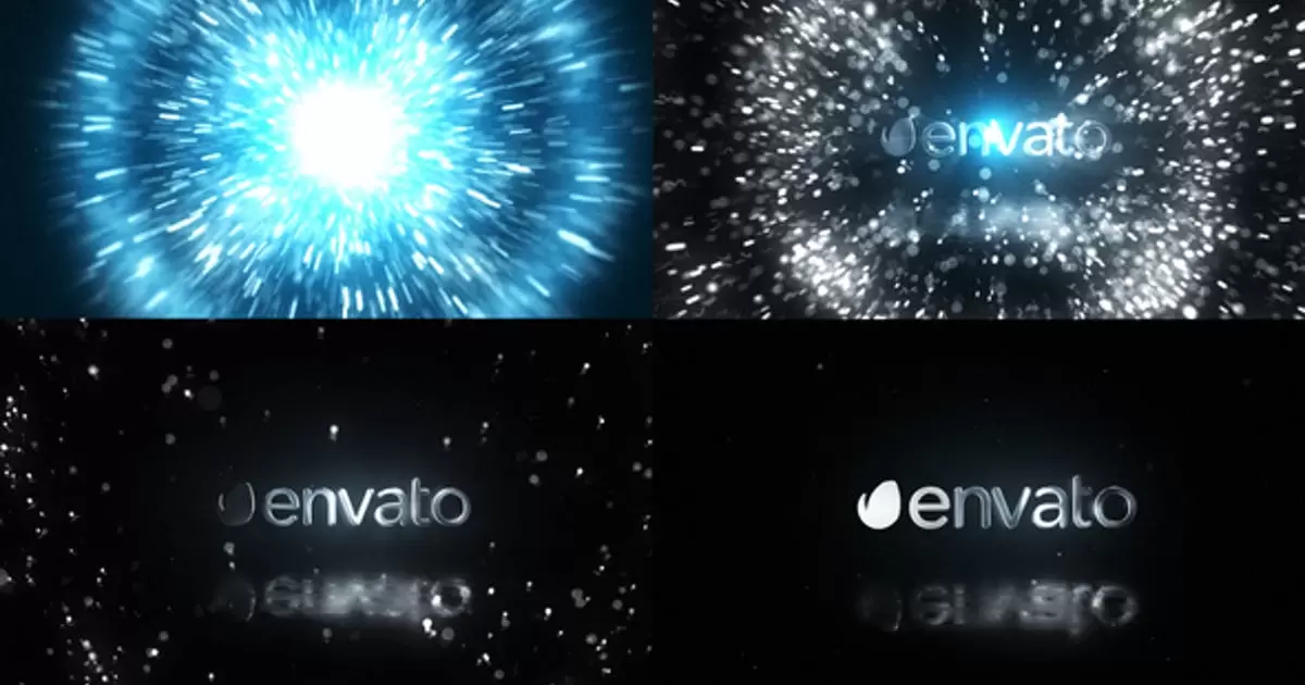 黑暗爆炸logo标志开启器AE视频模版Dark Explosion Logo Opener