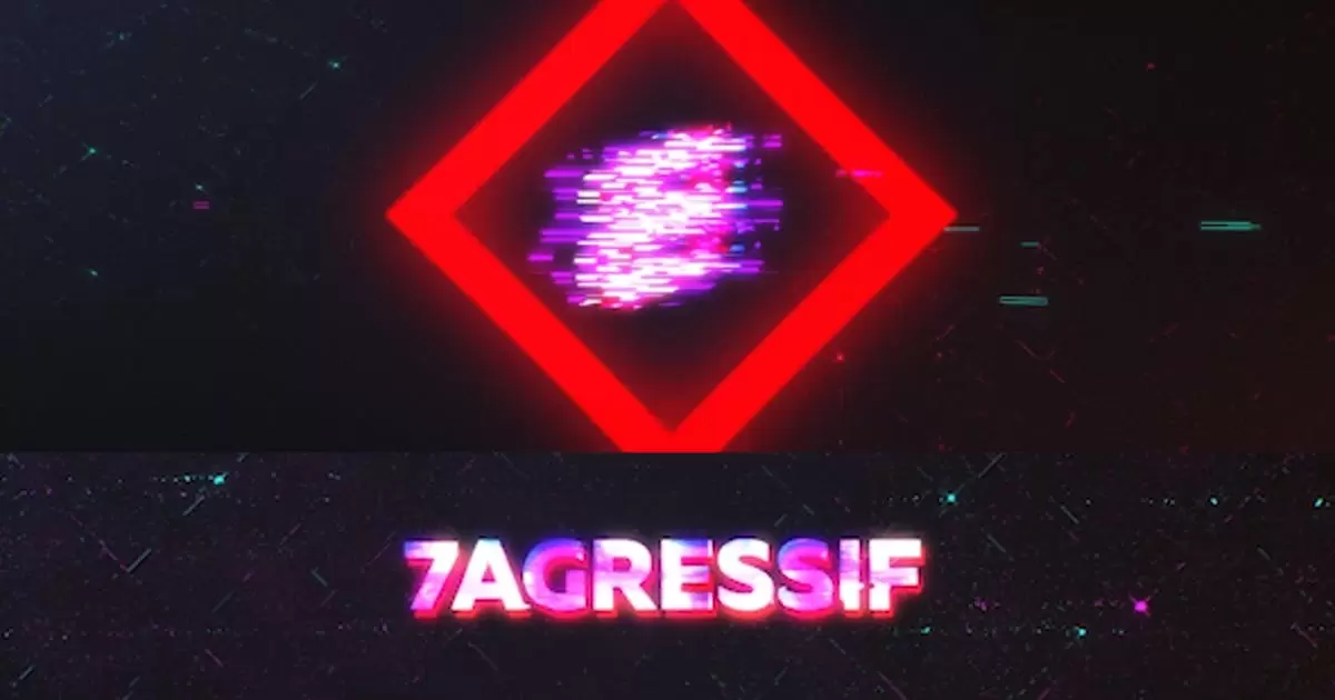 缩略图赛博朋克故障标志揭示AE视频模版Cyberpunk Glitch Logo Reveal