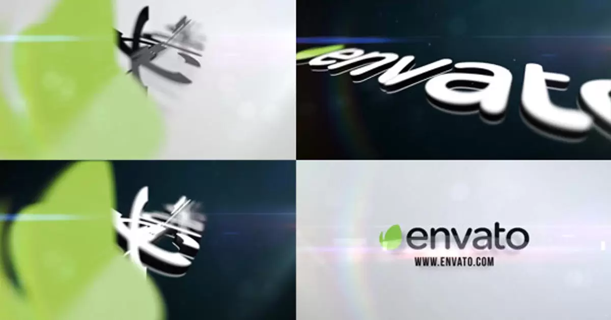 宏观标志显示AE视频模版Macro Logo Reveal