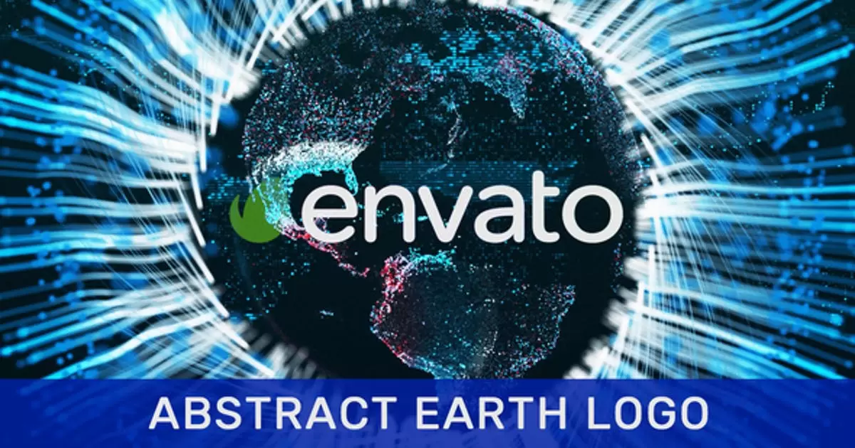 抽象地球标志AE模版Abstract Earth Logo