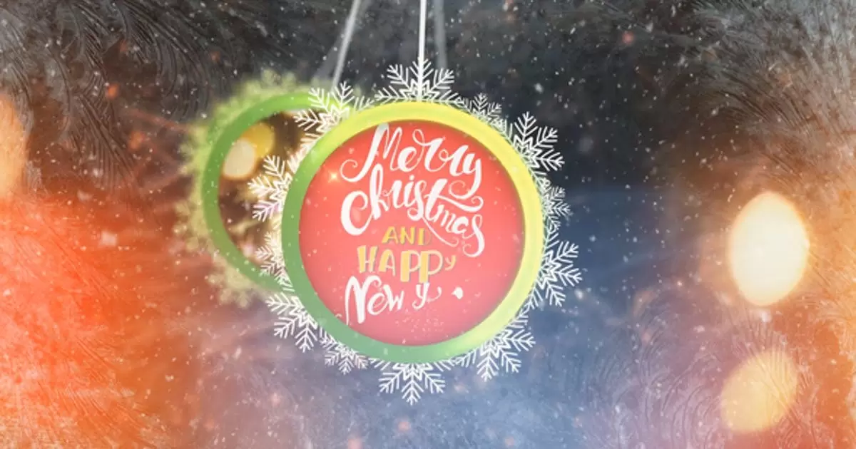圣诞标志揭示10个标题片头AE视频模版Christmas Logo Reveal & 10 Titles