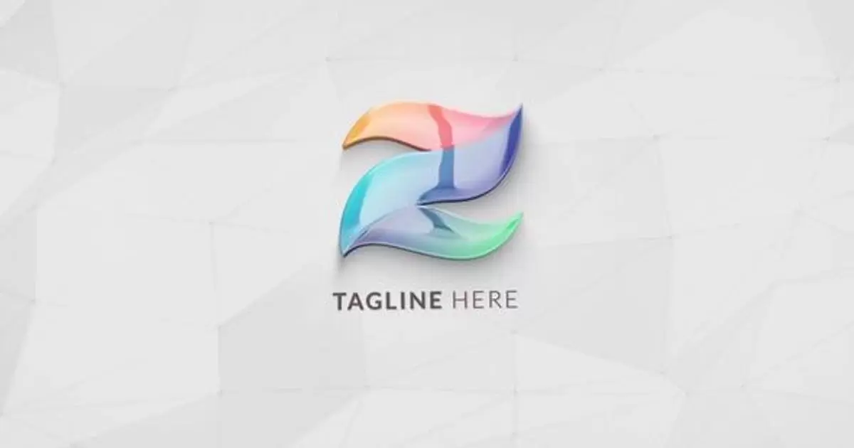 现代简单干净的logo标志AE视频模版Modern Clean Logo