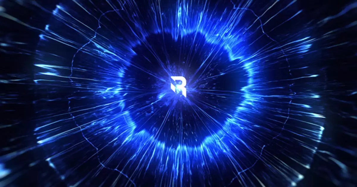 冲击波能量破碎logo标志V3AE视频模版Shockwave Logo V3