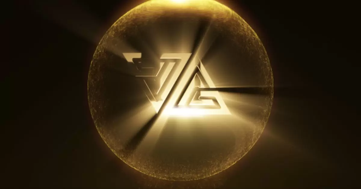 金色发光豪华logo标志AE视频模版Golden Logo