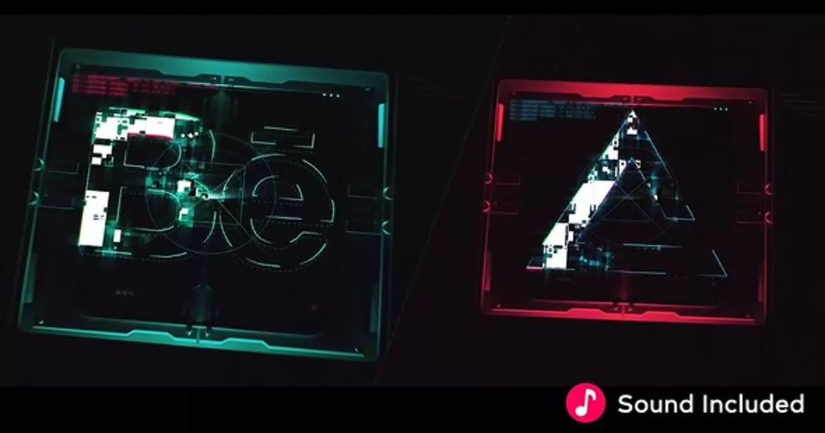 缩略图科幻3D标志揭示AE视频模版Sci-Fi 3D Logo Reveal