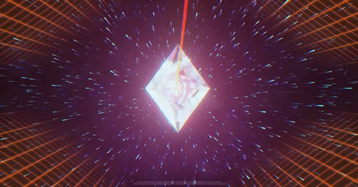 水晶爆炸标志AE视频模版Crystal Blast Logo