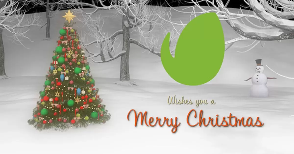 圣诞快乐标志介绍AE视频模版Merry Christmas Logo Intro