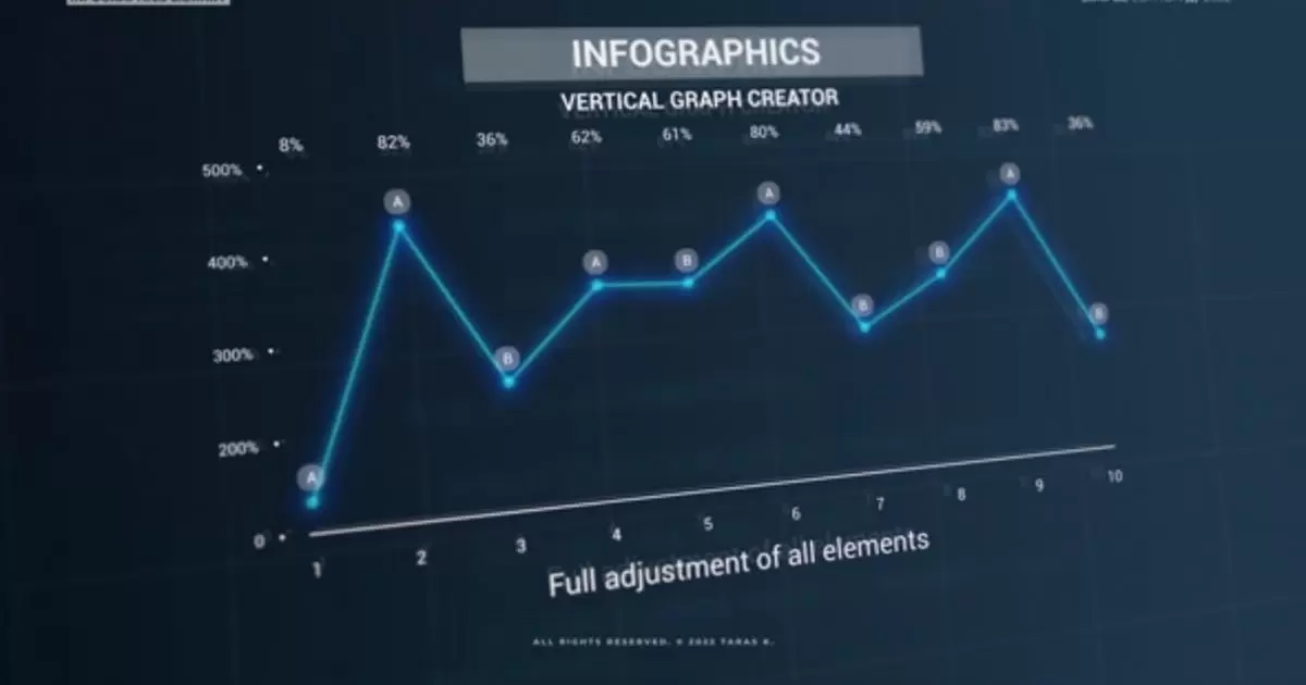 信息图表: 垂直图形创建器v2AE视频模版Infographics: Vertical Graph Creator v2