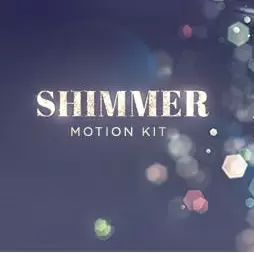 缩略图AE脚本-Shimmer Motion Kit(唯美闪烁粒子AE脚本) V1.2 +PS动作