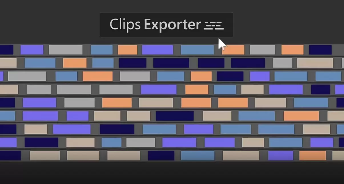 缩略图PR脚本-Clips Exporter(批量导出单个独立视频) v1.1.2 英文版