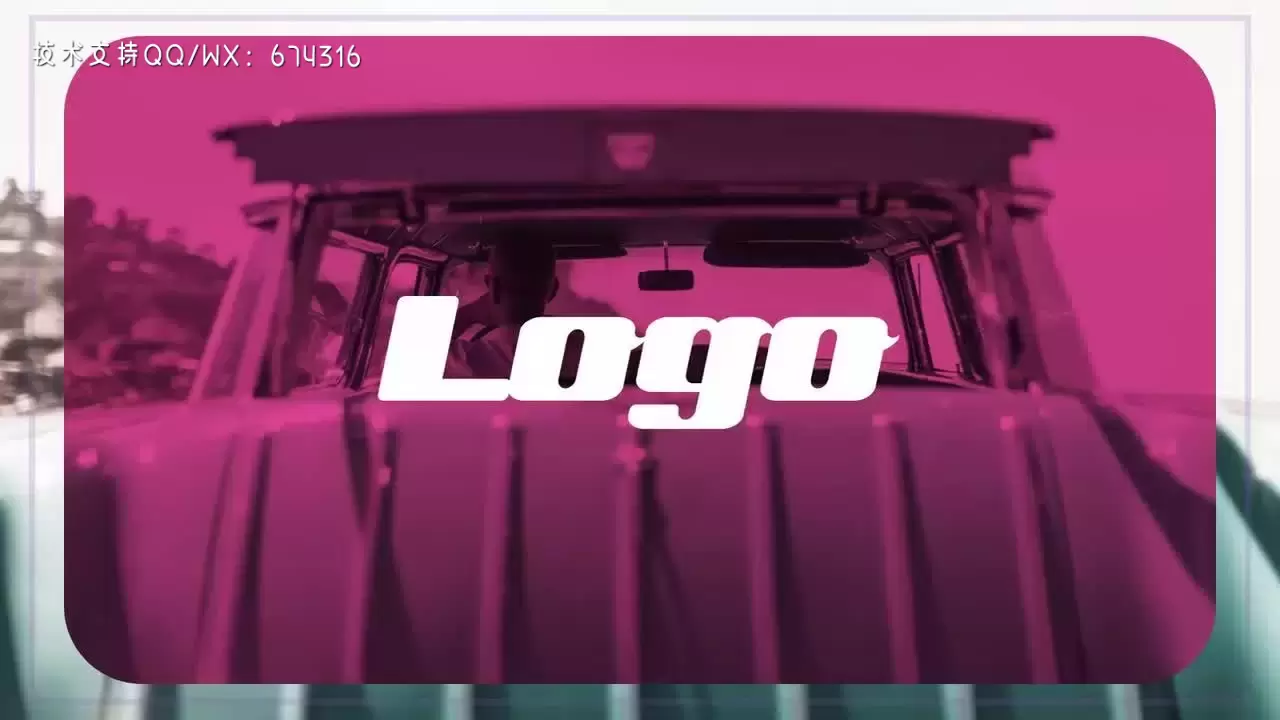 颜色照片LOGO标志显示AE模板视频下载