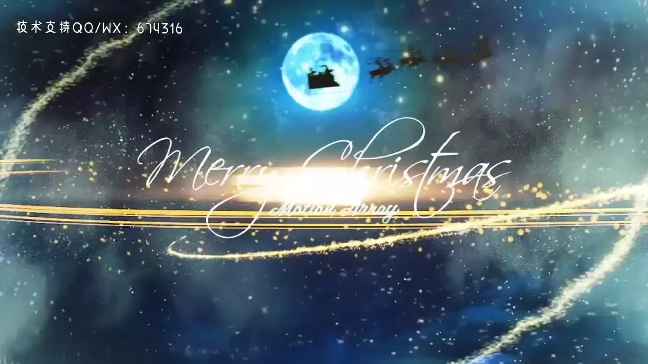 缩略图明亮多彩的圣诞节预告片PR模板视频下载