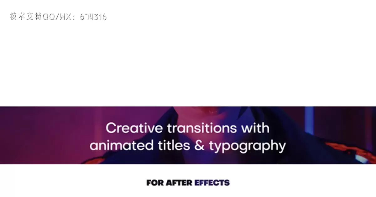 缩略图动画标题和过渡AE视频模版Animated Titles & Transitions